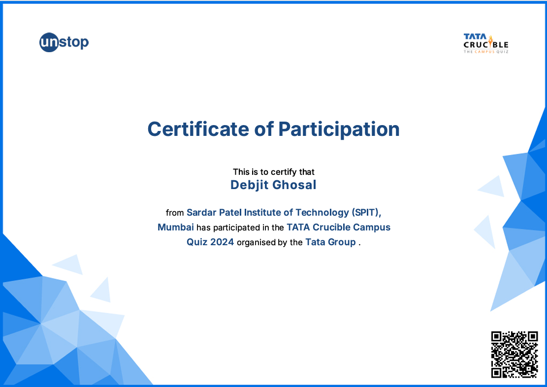 Tata Crucible Campus Quiz 2024